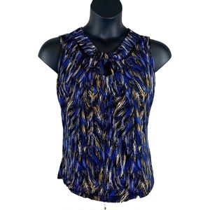 Roz & Ali Twist neck Tank Top , Size XL